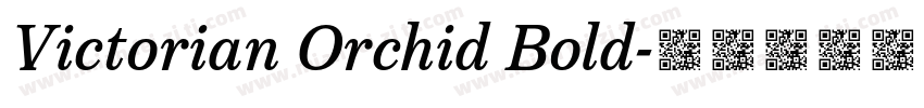 Victorian Orchid Bold字体转换